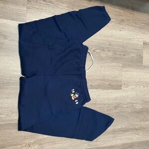 Disney Blue Sweatpants Relaxed Fit Joggers